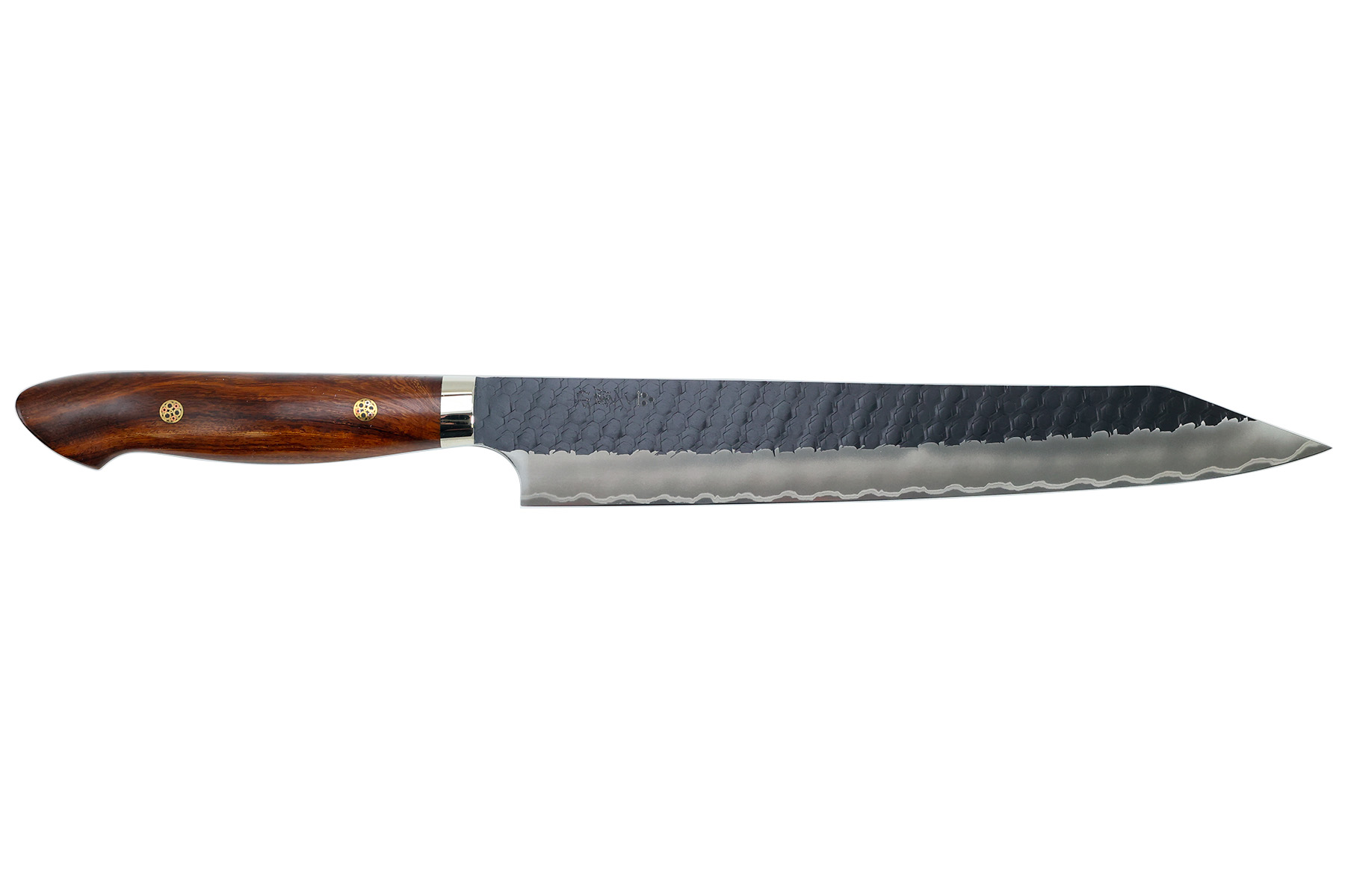 Couteau japonais artisanal Nigara Hamono - Couteau kiritsuke sujihiki 25,5 cm