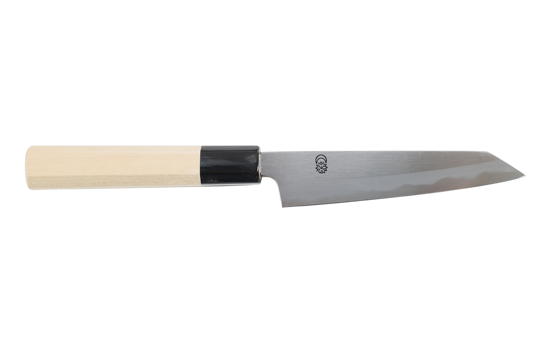 Couteau japonais artisanal Sakai Kikumori Kikuzuki Kasumi - Couteau kiri-petty 13,5 cm