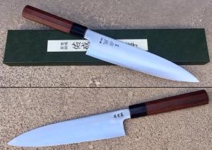 COUTEAU ARTISANAL JAPONAIS CHEF 240 MM HAP-40 DE SUKENARI