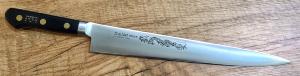 Couteau japonais Misono Sujihiki 30 cm acier au carbone suedois