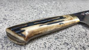 Couteau artisanal "Rainbow Damascus" de Takeshi Saji - Gyuto 210 mm