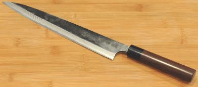 COUTEAU JAPONAIS MASAKAGE GAMME ANRYU KUROUCHI SUJIHIKI 24CM