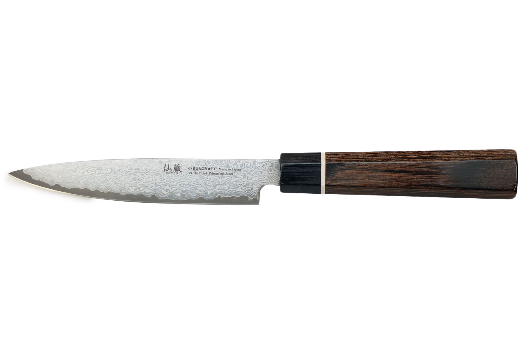 Couteau japonais Suncraft Senzo Damas - Couteau petty 12 cm