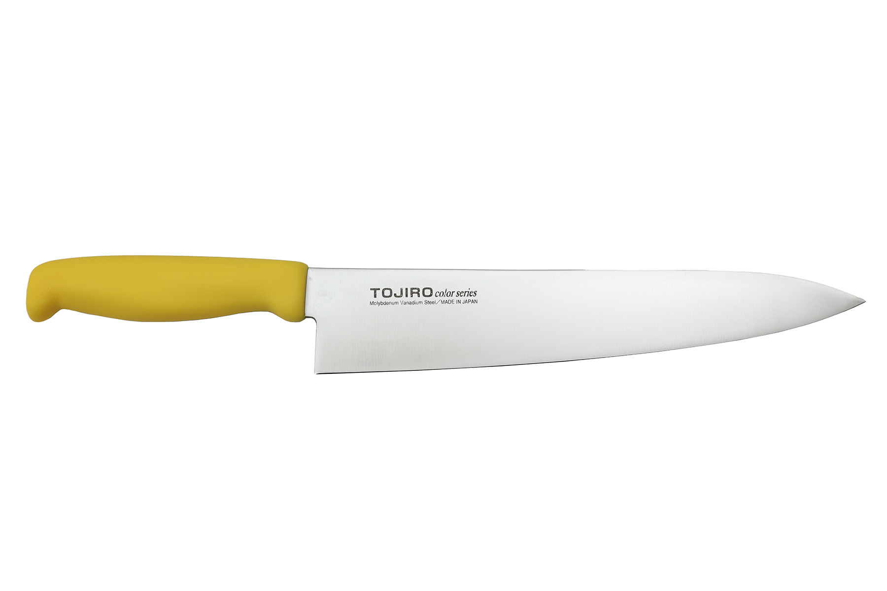 Couteau japonais Tojiro Color jaune - Couteau gyuto 27 cm