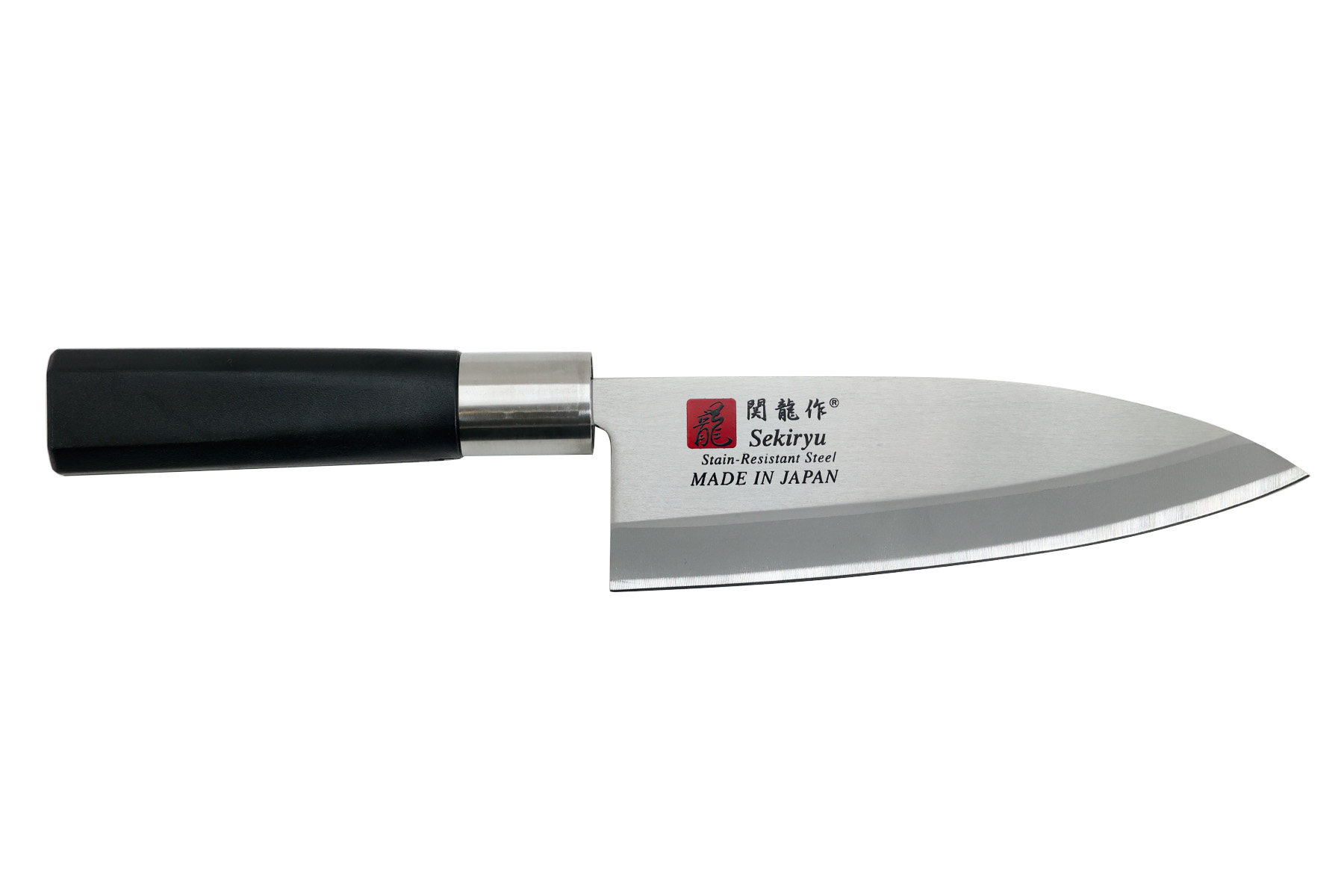 Couteau japonais Jaku Black - couteau deba 16 cm