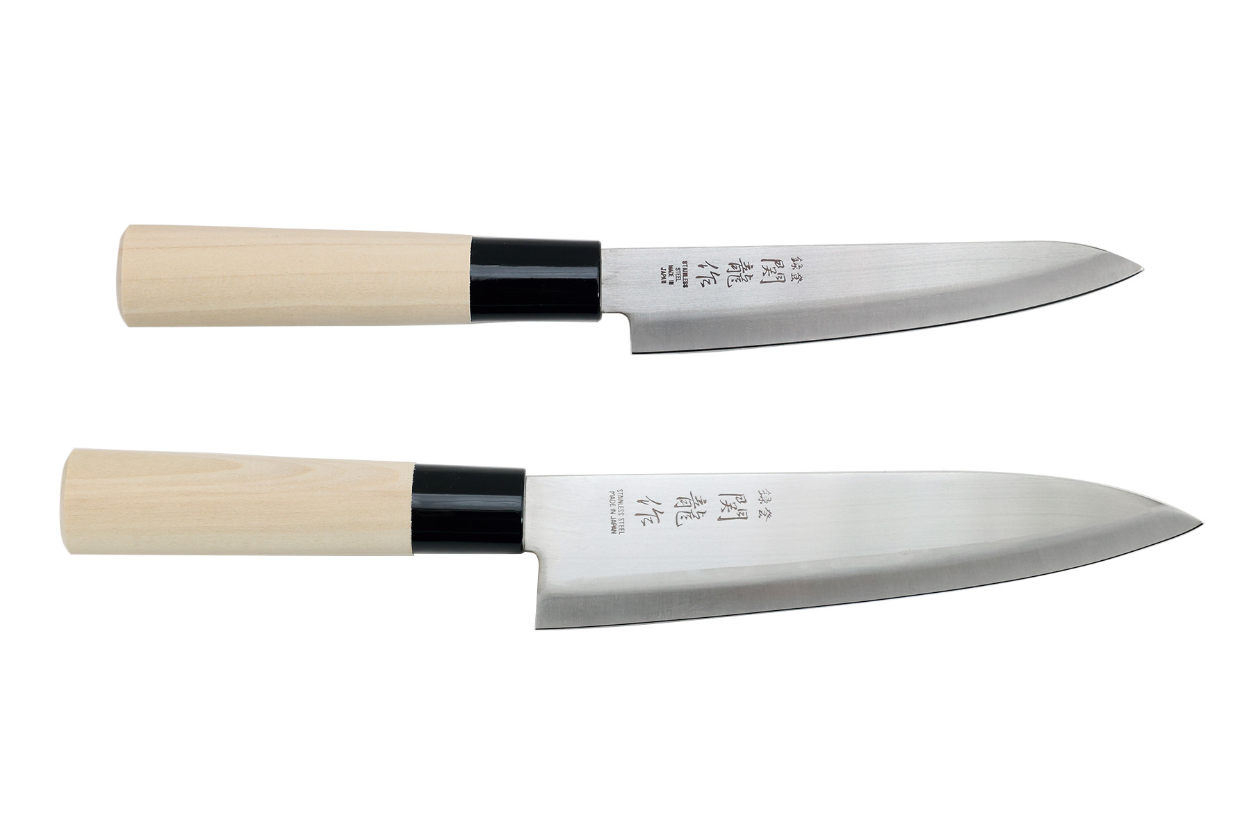 Set de 2 couteaux japonais Jaku Tradition forme européenne