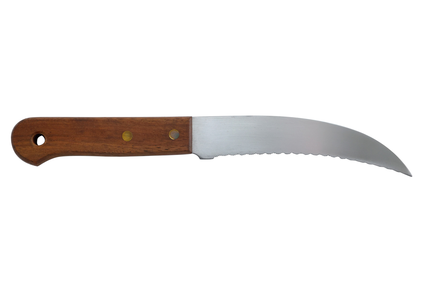 Couteau japonais de jardin lame faucille crantée