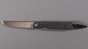 Couteau pliant Nori Carbon Fiber de Bker collaboration Kansei Matsuno