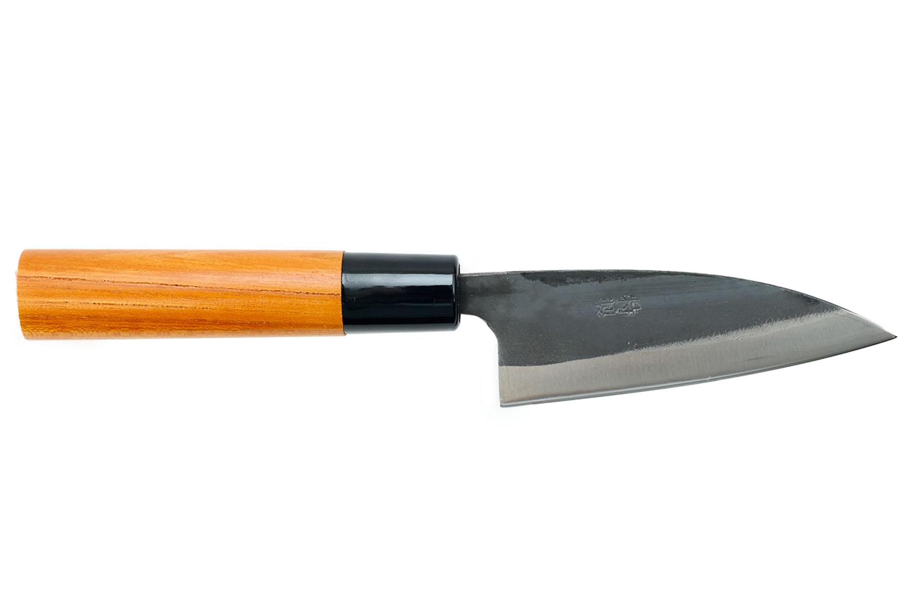 Couteau japonais artisanal Kyusakichi - Couteau petty 10,5 cm manche zelkova