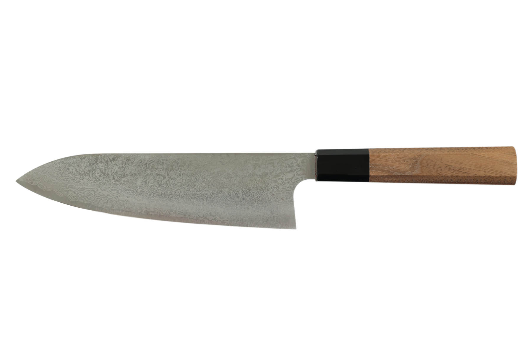 Couteau japonais de Hatsukokoro Ginsan damas - Couteau Santoku 19,5 cm