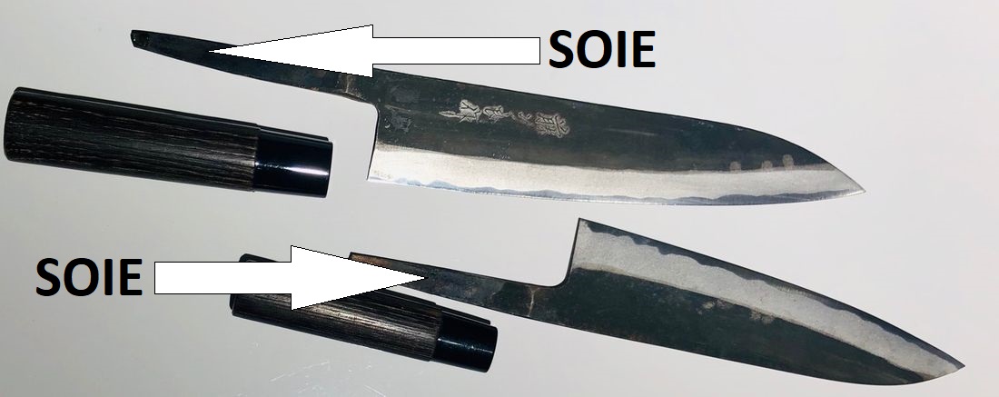 Qu'est-ce que la soie d'un couteau ?