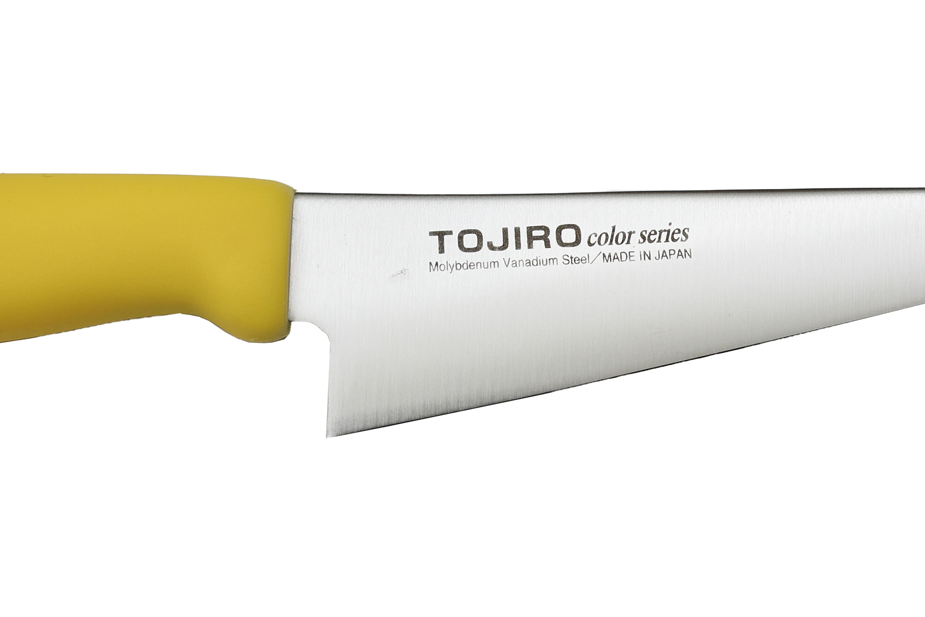 Couteau japonais Tojiro Color jaune - Couteau honesuki 15 cm