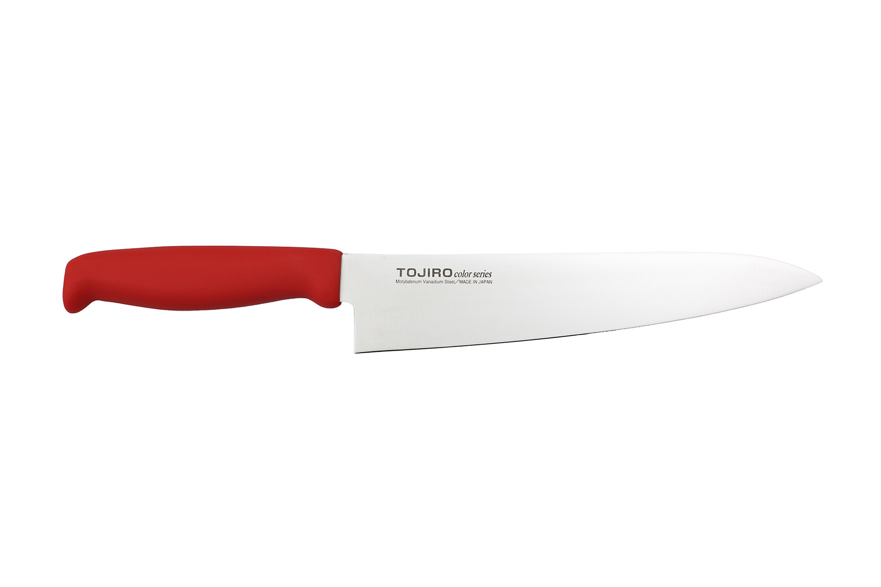 Couteau japonais Tojiro Color rouge - Couteau gyuto 21 cm