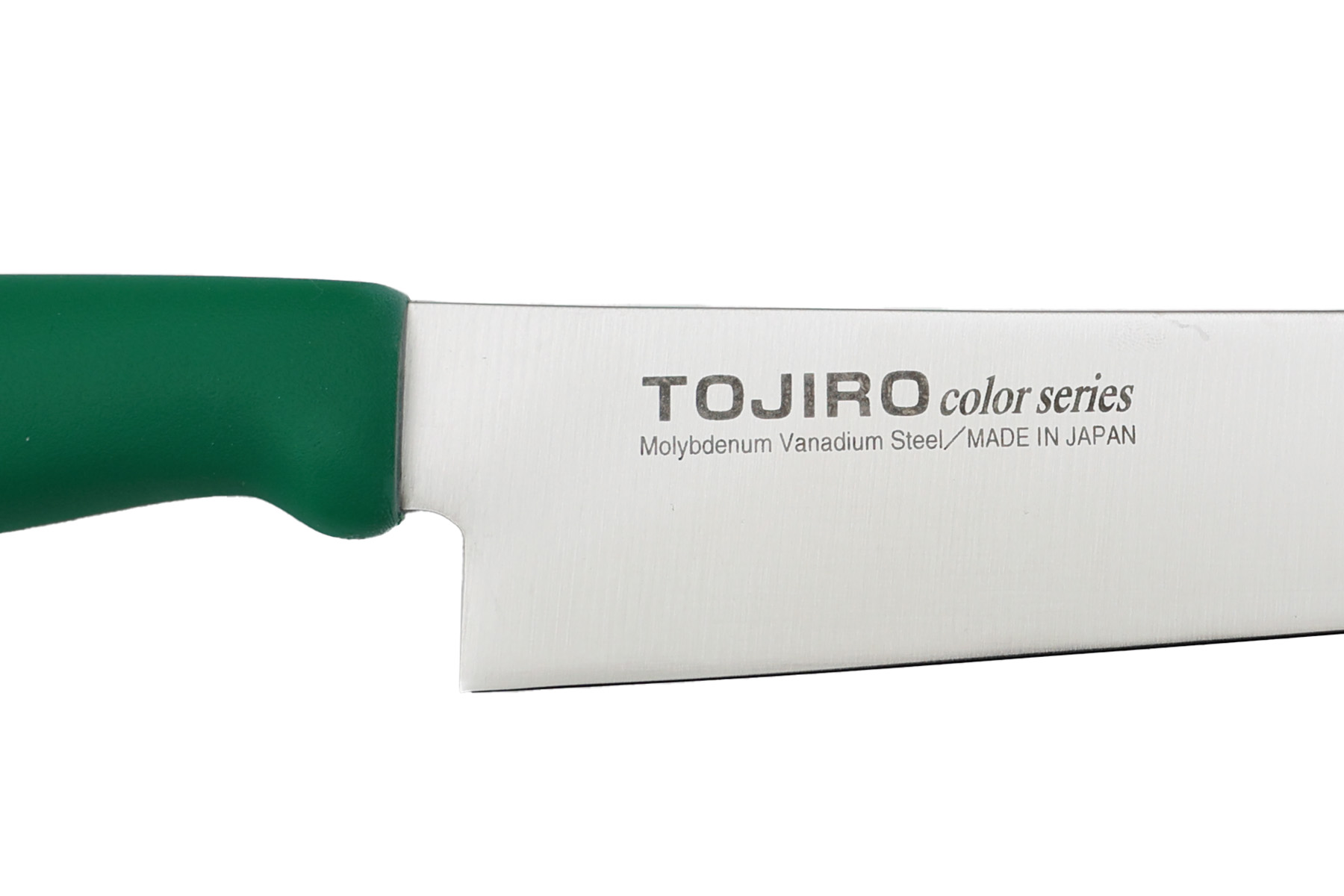 Couteau japonais Tojiro Color vert - Couteau trancheur 27 cm