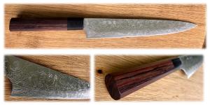 Couteau artisanal "SG-2 Damas Classic" de Takeshi Saji - Sujihiki 240 mm