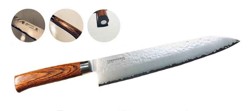 Aiguisase des couteaux japonais Tamahagane Tsubame Wood