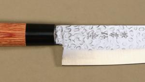 Couteau japonais Kane Tsune "Hammered" Santoku 16.5 cm