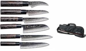 MALLETTE DE 6 COUTEAUX TOJIRO SHIPPU BLACK
