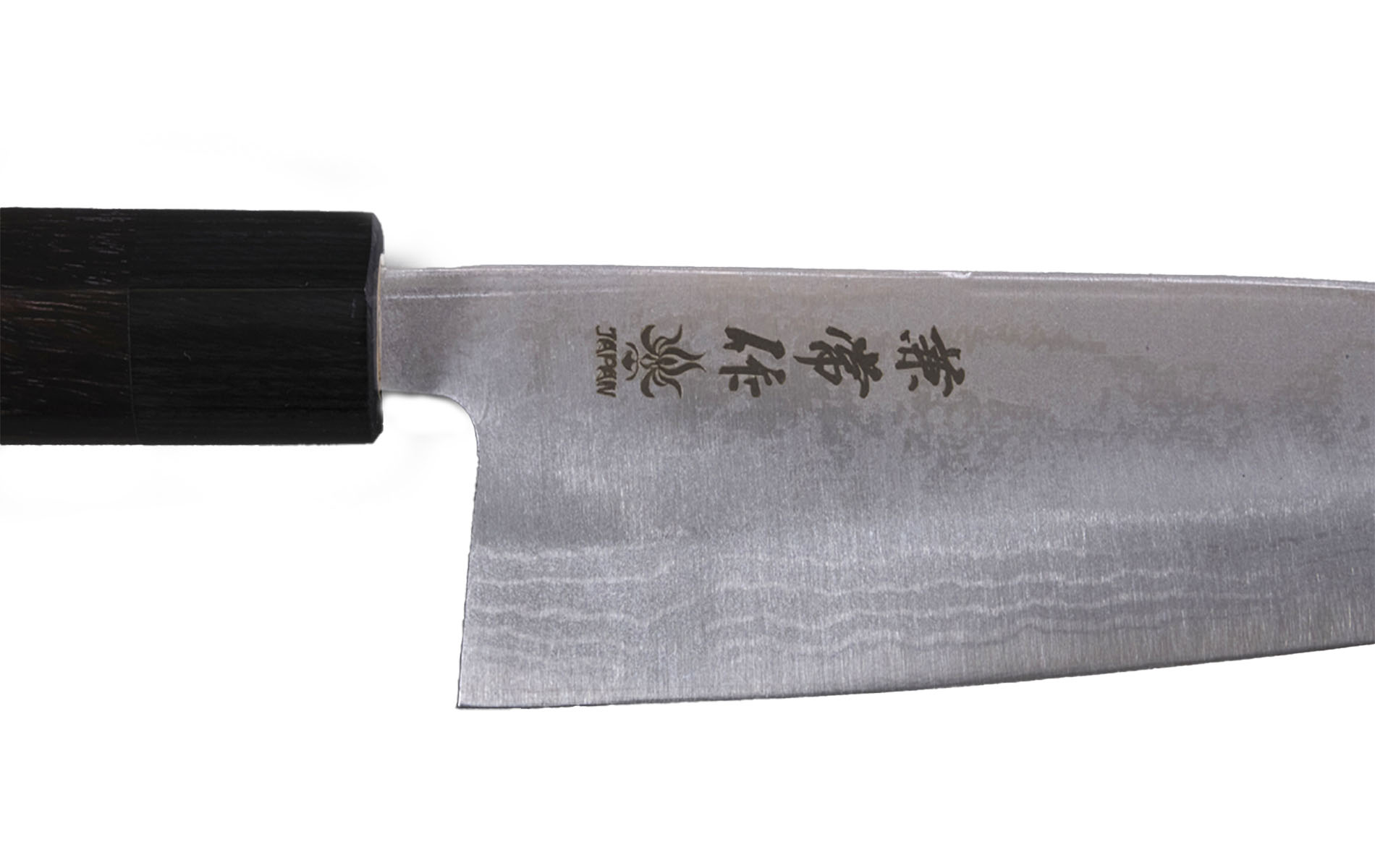 Couteau japonais Kane Tsune Aogami n°2 damas - Couteau santoku 16,5 cm
