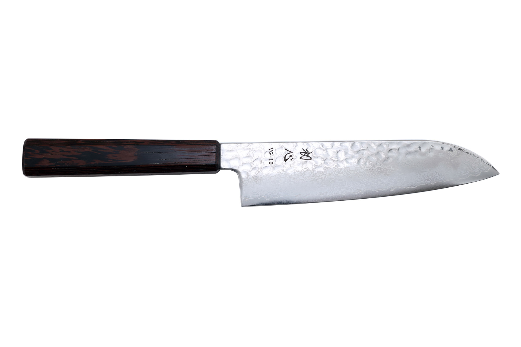 Couteau japonais de Hatsukokoro VG10 damas - Couteau santoku 18 cm - wenge