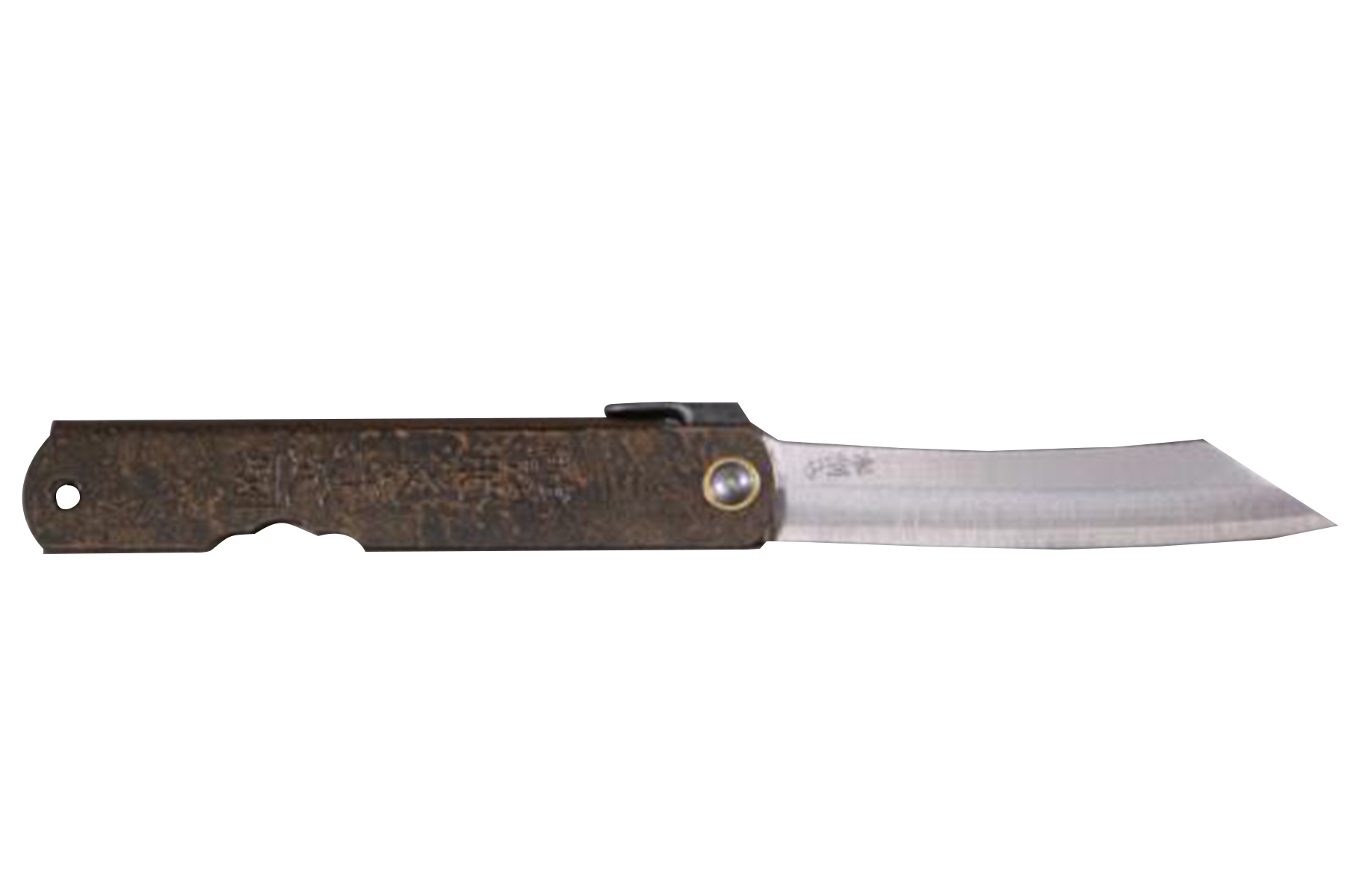 Couteau japonais Higonokami laiton marron