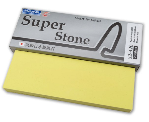 Pierre à aiguiser japonaise 2000"Super Stone" - Naniwa