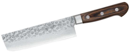 COUTEAU JAPONAIS ARTISANAL MUSAKICHI NAKIRI 165 MM - VG10 DAMAS