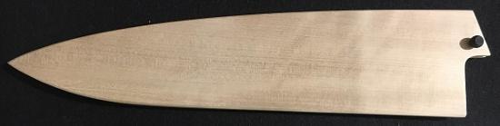 Saya traditionnel en bois pour couteau japonais chef 24 cm