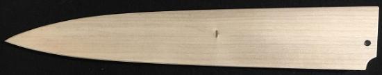 Saya traditionnel en bois pour couteau japonais yanagiba 24 cm