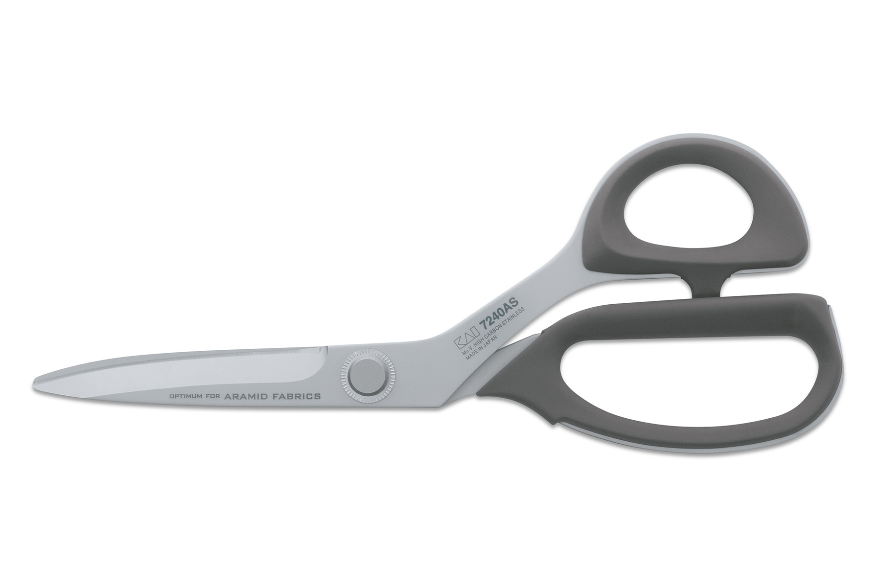 Ciseaux de couture en dents de scie Kai srie 7000 aramide 24 cm inox