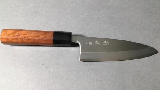 COUTEAU JAPONAIS ARTISNAL DE YOSHIKAZU TANAKA - DEBA 12 CM - ÉRABLE