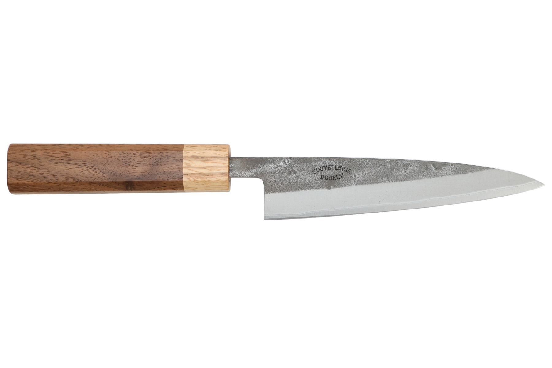 Couteau japonais Nashiji de Tadafusa & Coutellerie Bourly - couteau Petty 13,5 cm