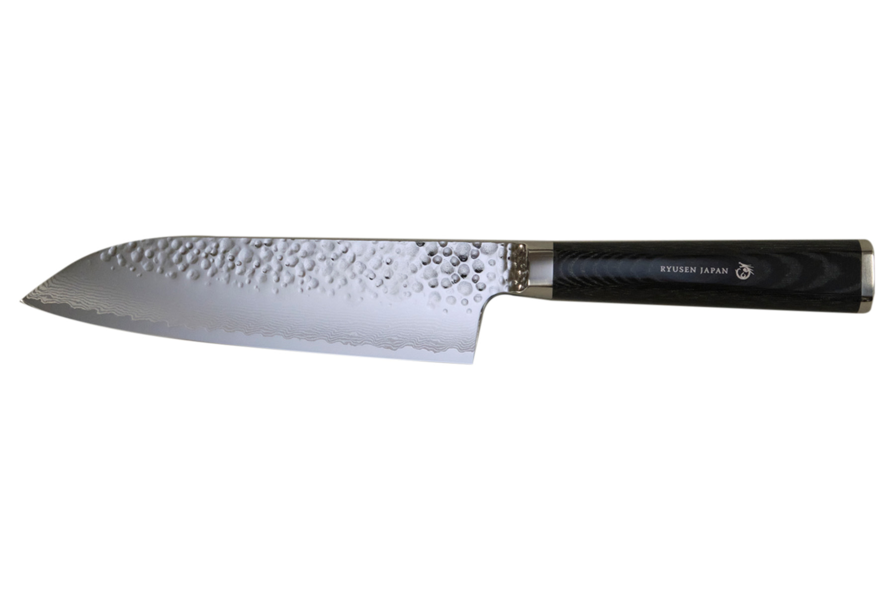 Couteau japonais Ryusen Tangan Ryu micarta - Couteau santoku 16,5 cm