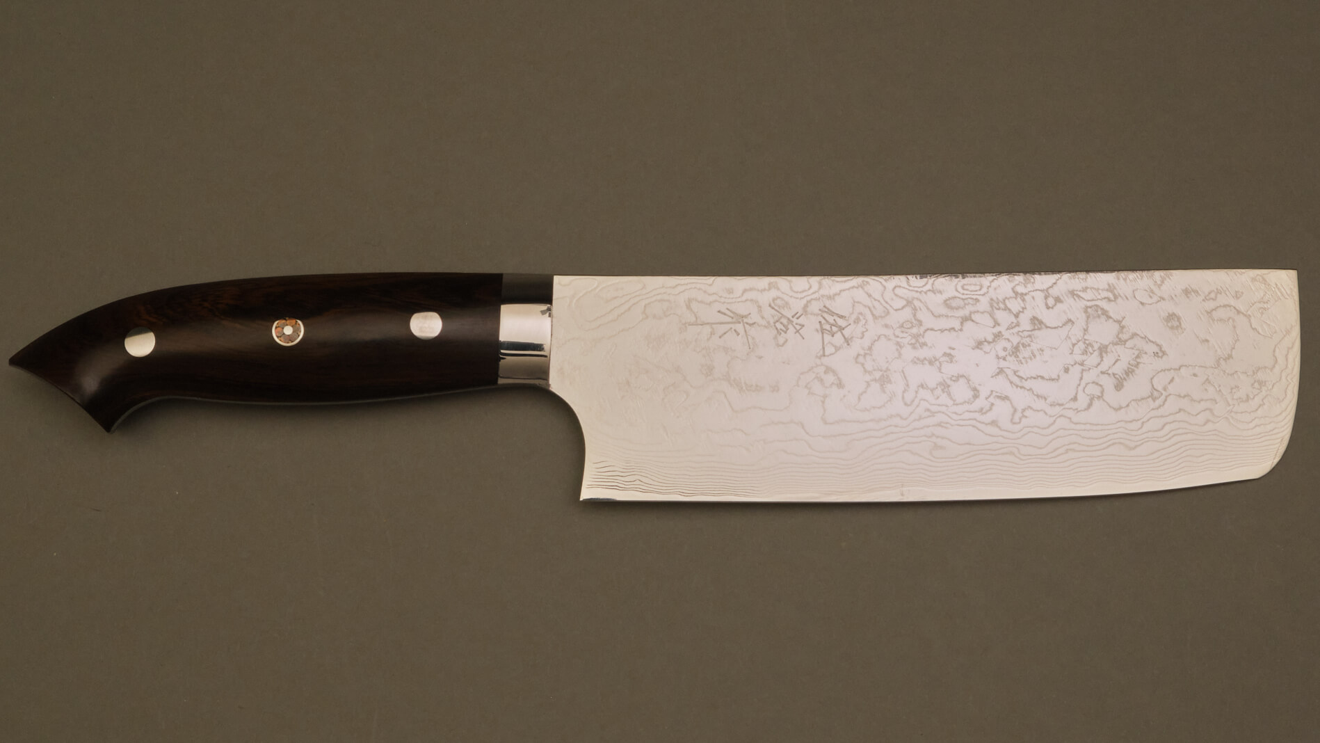Couteau japonais artisanal SG-2 Nomura style de Takeshi Saji - Nakiri 180 mm