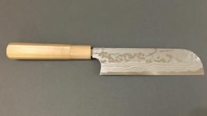Couteau japonais artisanal Kitaoka Kama Usuba 17 cm