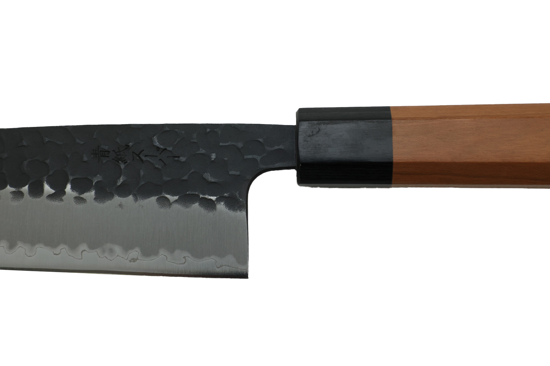 Couteau japonais Hado Sumi - Couteau santoku 16,5 cm Aogami super brut de forge