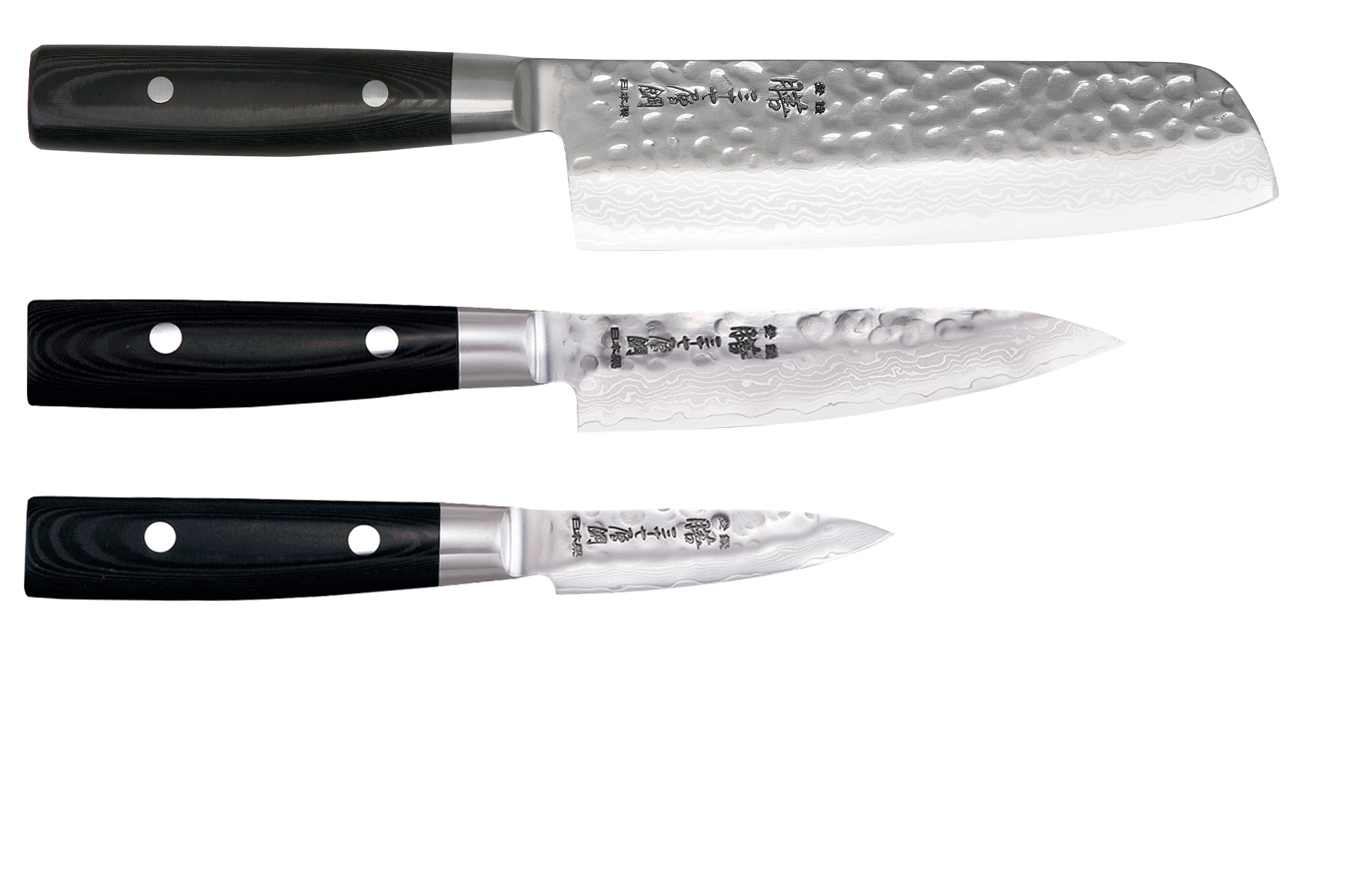 Set de 3 couteaux japonais Yaxell Zen - Forme vegan