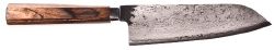COUTEAU JAPONAIS DE CUISINE TAKAMURA GAMME HANA DAMASCUS HSPS SANTOKU 16,5 CM