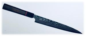 COUTEAU ARTISANAL JAPONAIS SUJIHIKI 240 MM ZDP-189 / DAMAS DE SUKENARI