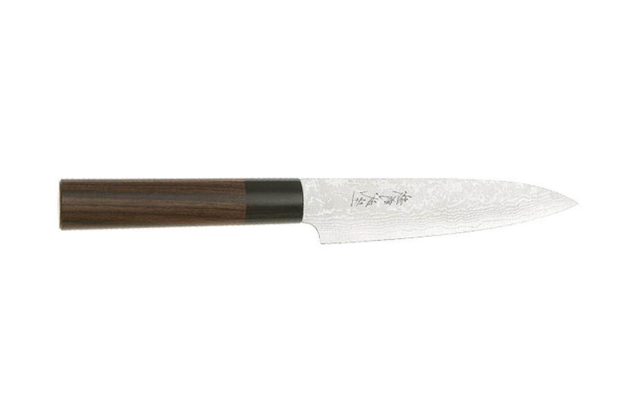 Couteau japonais artisanal Kamo Hocho - Couteau petty 14 cm