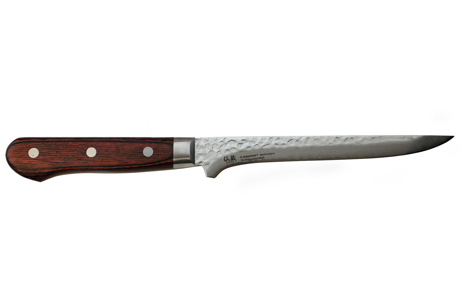 Couteau japonais Suncraft Full Tang - Couteau à désosser 16 cm