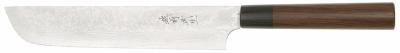 Couteau japonais artisanal Kamo Hocho Trancheur Tanto 21,5 cm