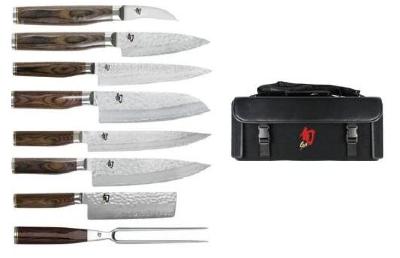 MALLETTE DE COUTEAUX DE CUISINE JAPONAIS KAI SHUN PREMIER