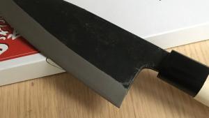 Couteau japonais artisanal Kyusakichi deba 16,5 cm