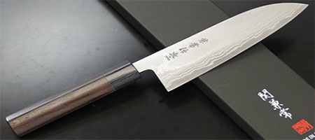 Kanetsune acier Blue paper Steel Damas