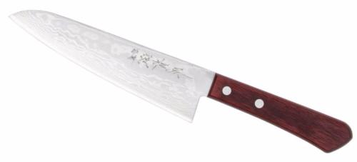 Couteau artisanal Shigeki Redwood - Couteau gyuto 18,5 cm