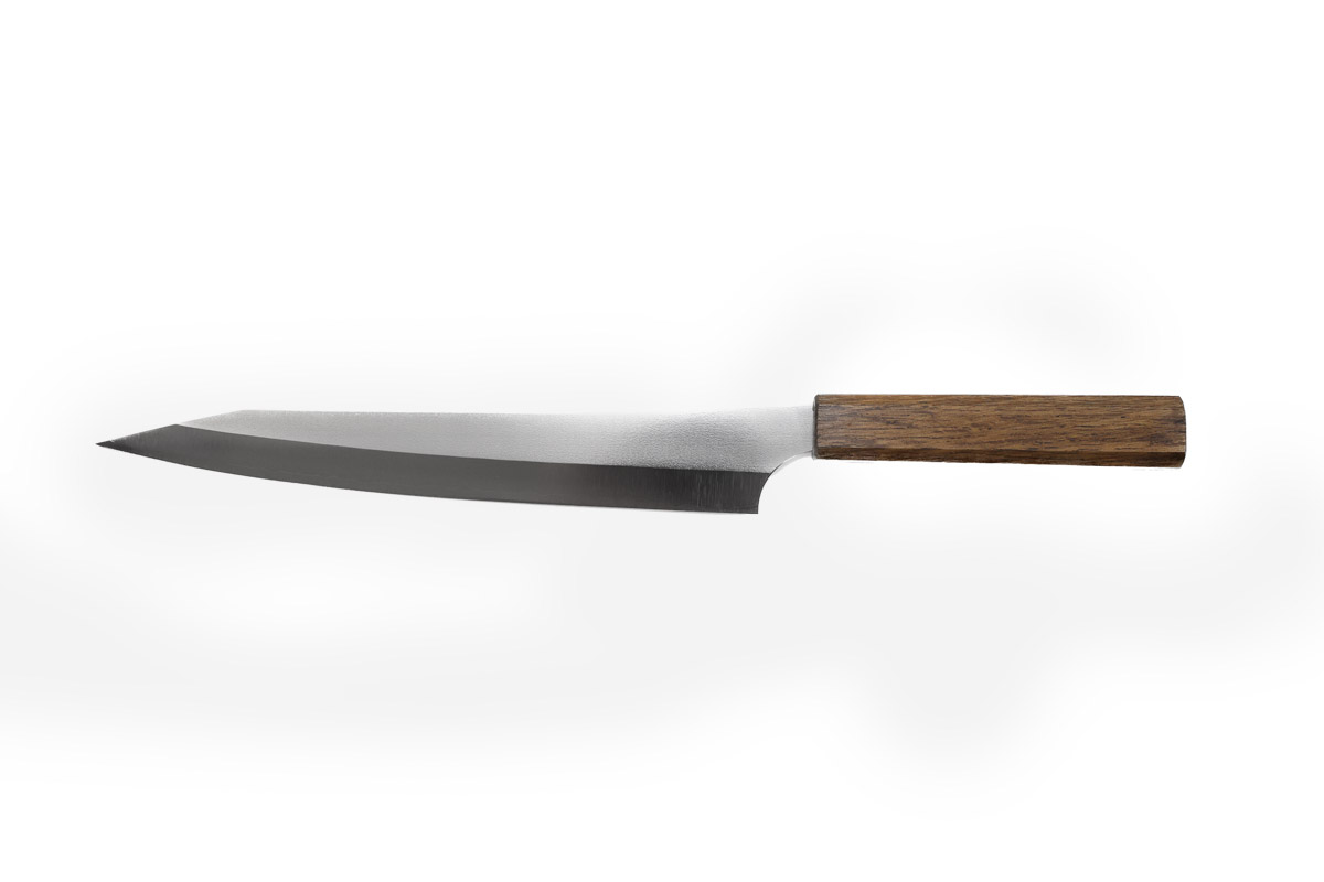 Couteau japonais artisanal de Yu Kurosaki SG2 - Couteau sujihiki 24 cm