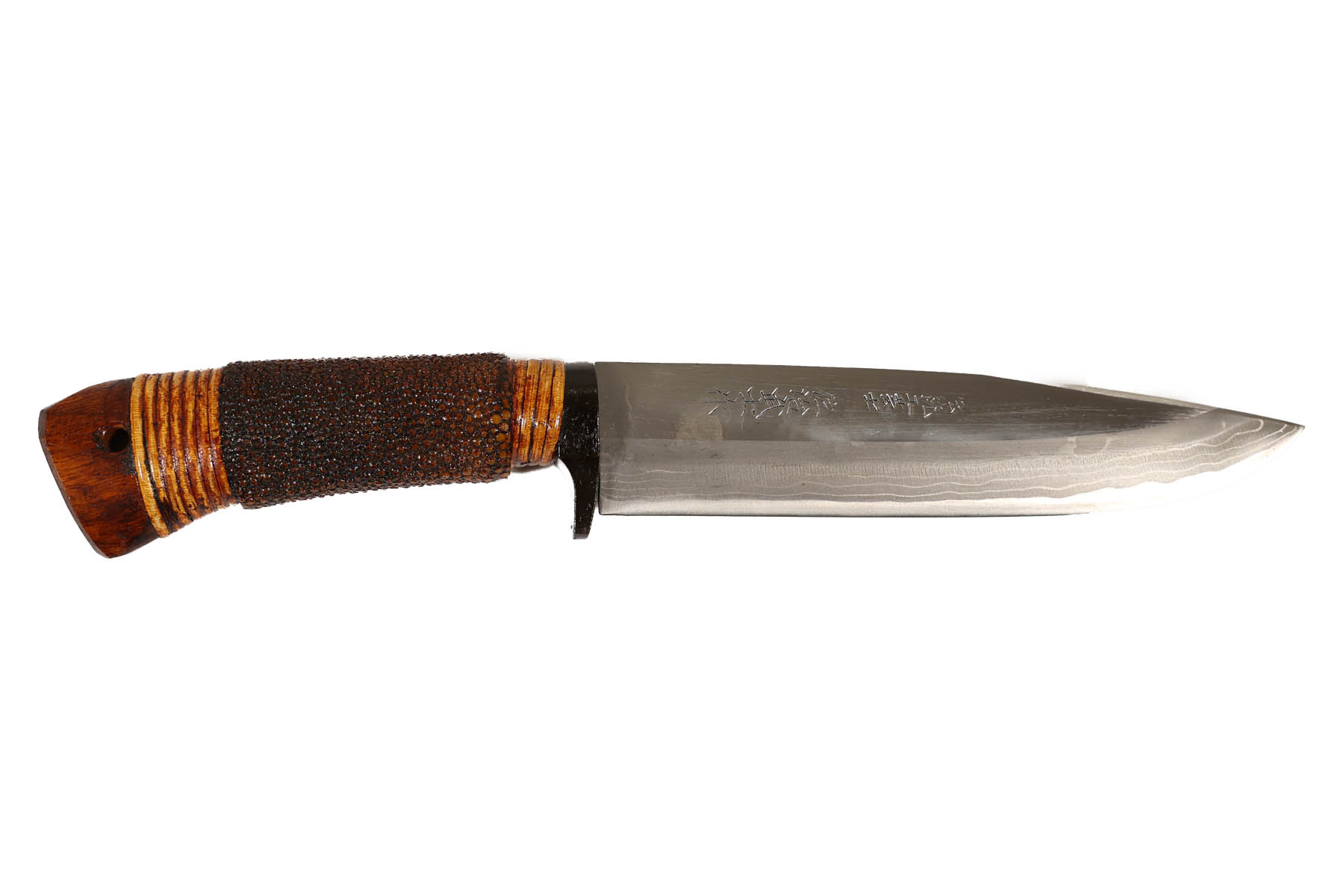 Couteau japonais de chasse de Takeshi Saji - Galuchat