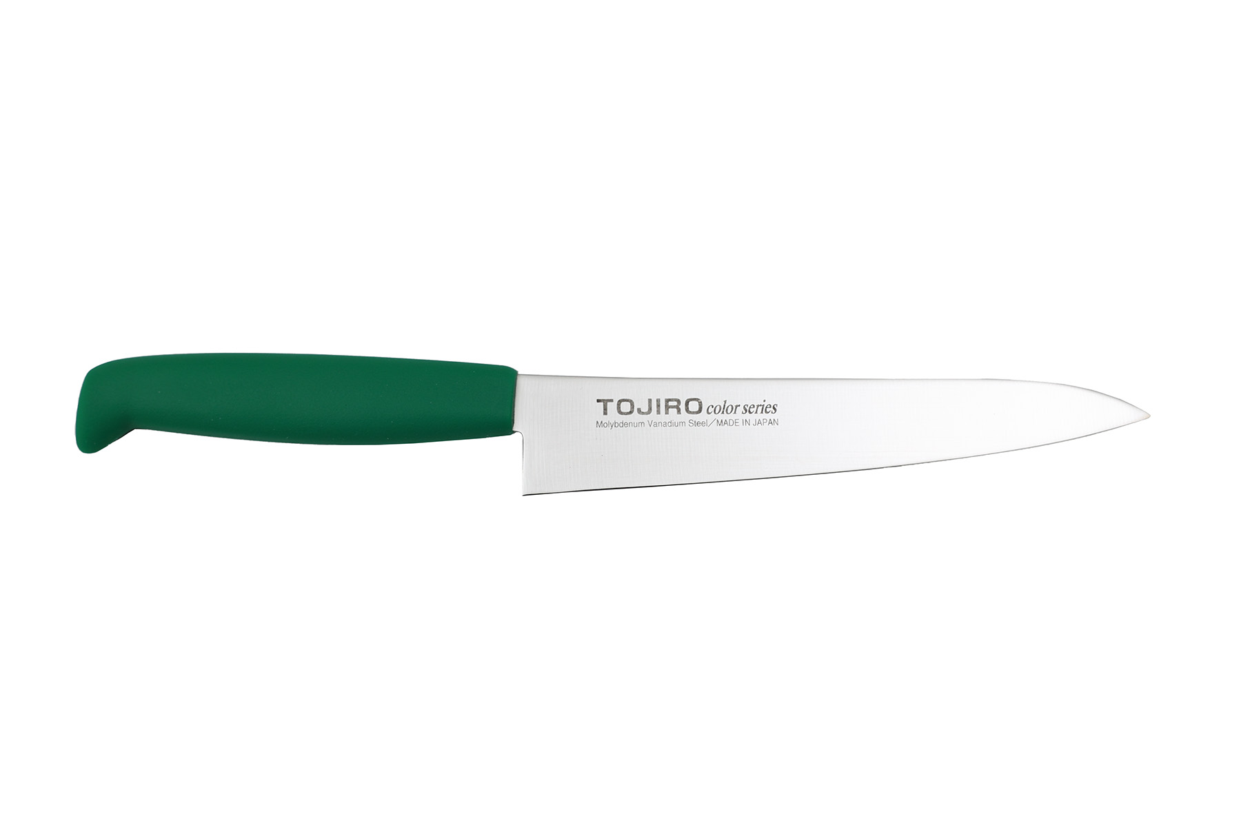 Couteau japonais Tojiro Color vert - Couteau petty 15 cm