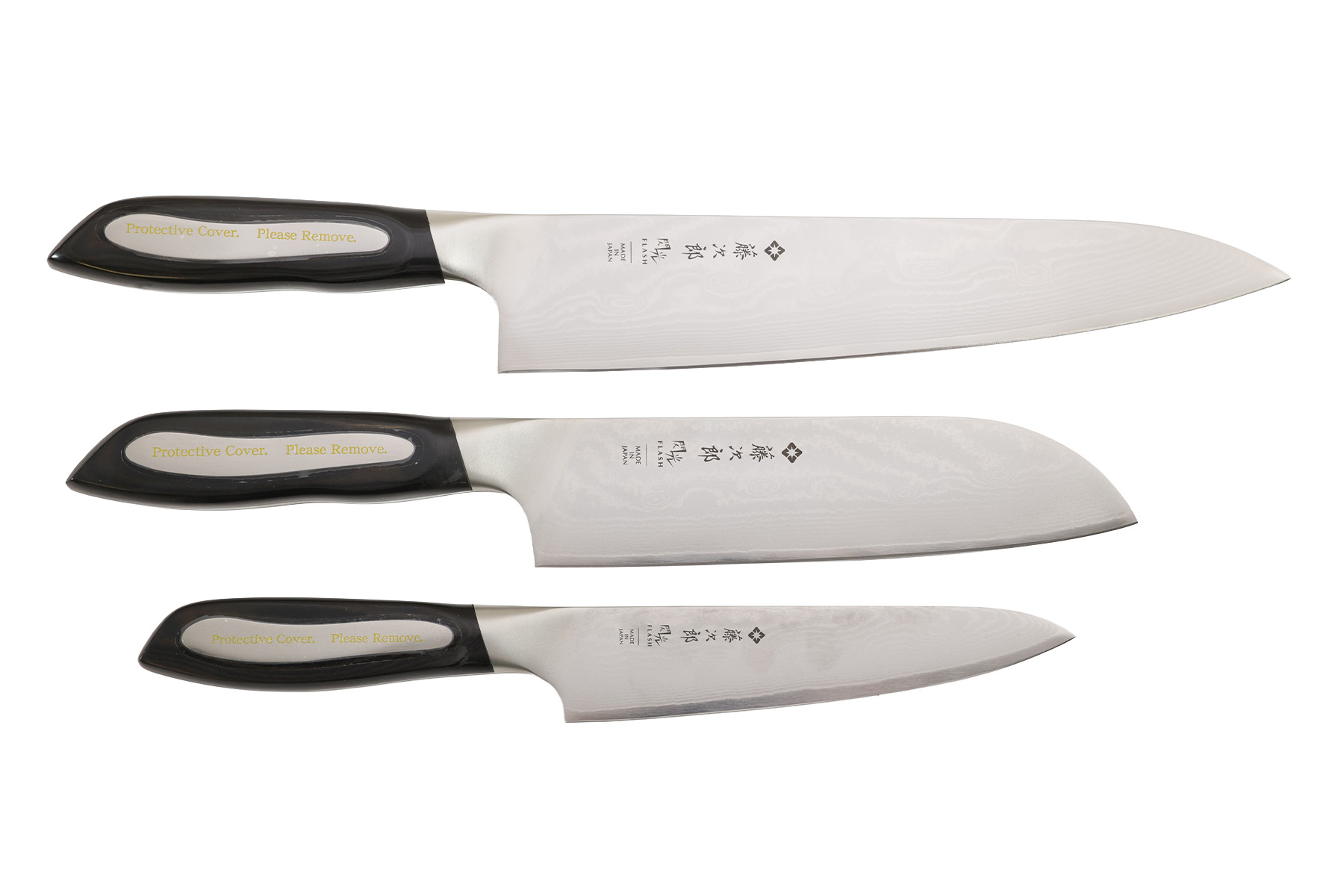 Coffret de 3 couteaux japonais Tojiro Flash